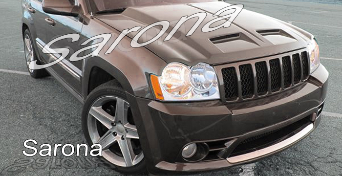 Custom Jeep Grand Cherokee Hood  SUV/SAV/Crossover (2005 - 2010) - $790.00 (Part #JP-003-HD)